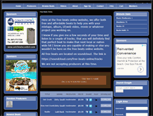 Tablet Screenshot of freebeatsonline.com